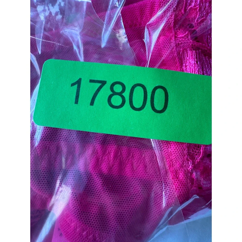 La Senza Beyond Sexy Classic Plunge Lace Bra Pink Floral Padded Underwire 34C - Picture 10 of 10